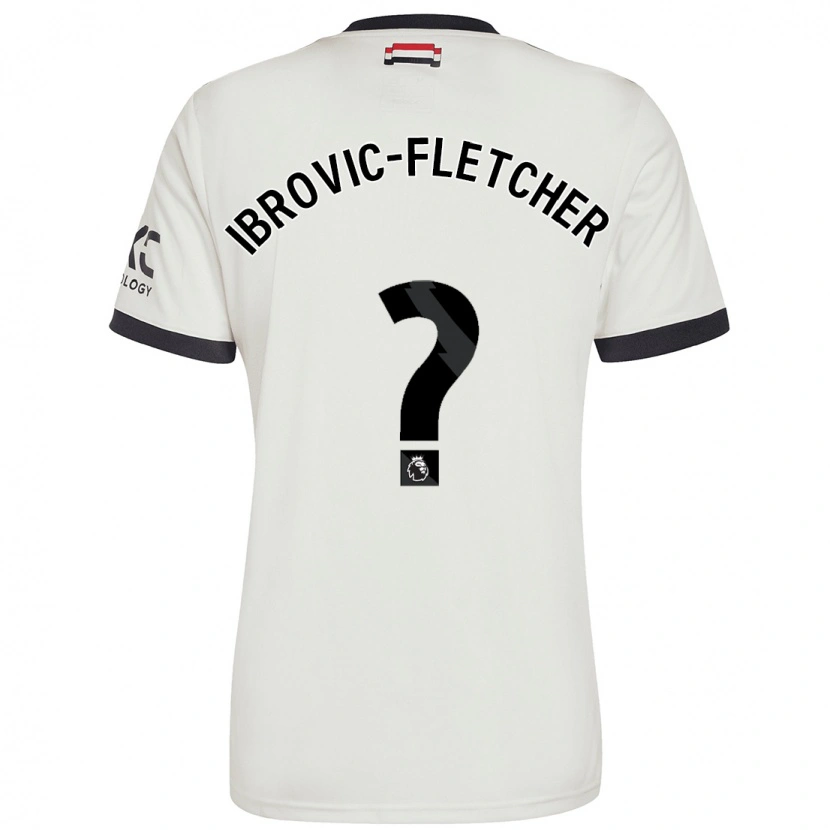 Danxen Heren Edward Ibrovic-Fletcher #0 Gebroken Wit Thuisshirt Derde Tenue 2024/25 T-Shirt