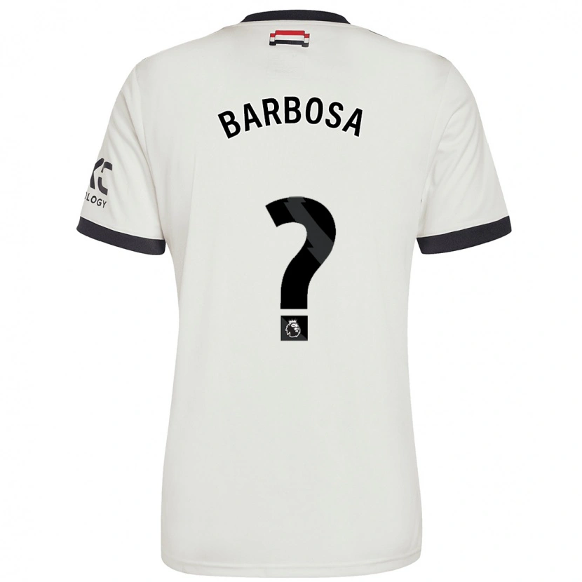 Danxen Heren Neithan Barbosa #0 Gebroken Wit Thuisshirt Derde Tenue 2024/25 T-Shirt