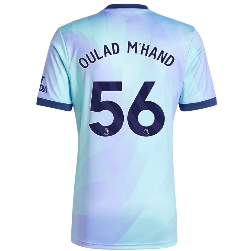Danxen Heren Salah-Eddine Oulad M'hand #56 Aqua Thuisshirt Derde Tenue 2024/25 T-Shirt