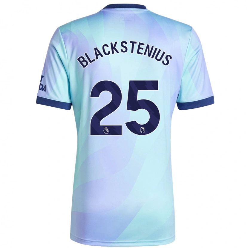 Danxen Heren Stina Blackstenius #25 Aqua Thuisshirt Derde Tenue 2024/25 T-Shirt