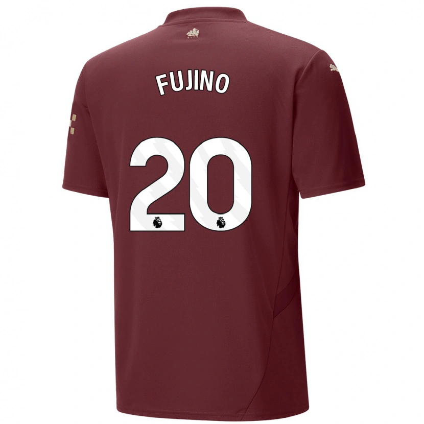 Danxen Heren Aoba Fujino #20 Kastanjebruin Thuisshirt Derde Tenue 2024/25 T-Shirt