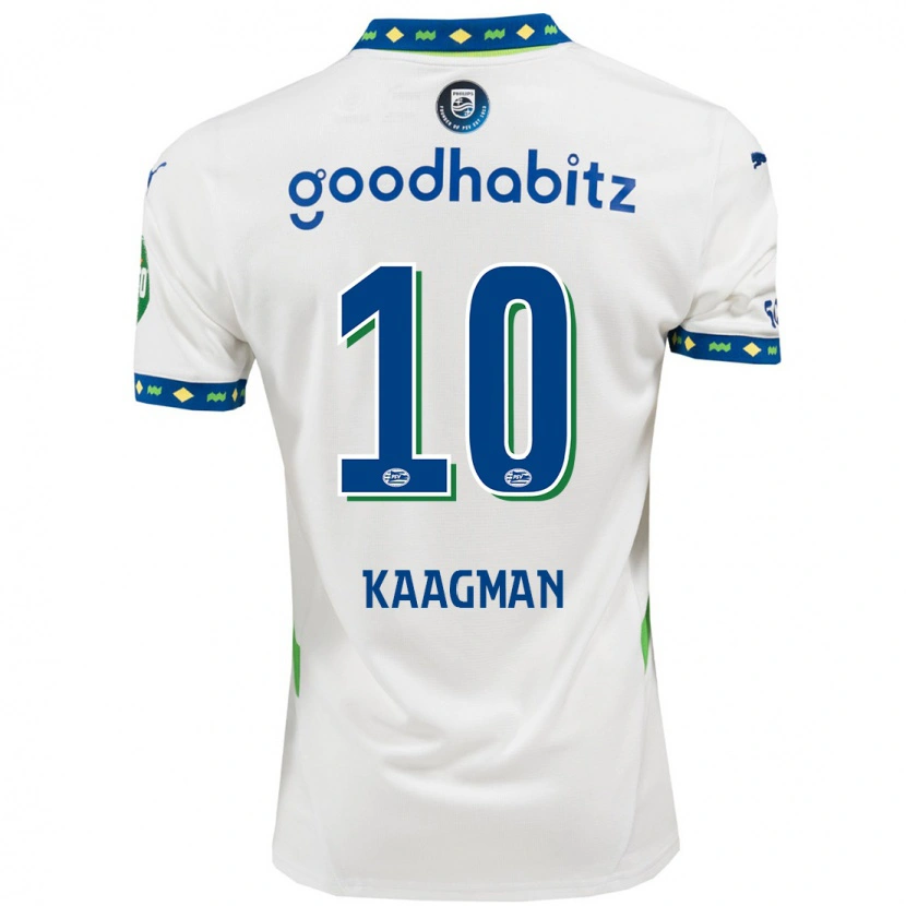 Danxen Heren Inessa Kaagman #10 Wit Donkerblauw Thuisshirt Derde Tenue 2024/25 T-Shirt
