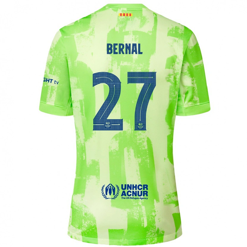 Danxen Heren Marc Bernal #27 Limoen Thuisshirt Derde Tenue 2024/25 T-Shirt