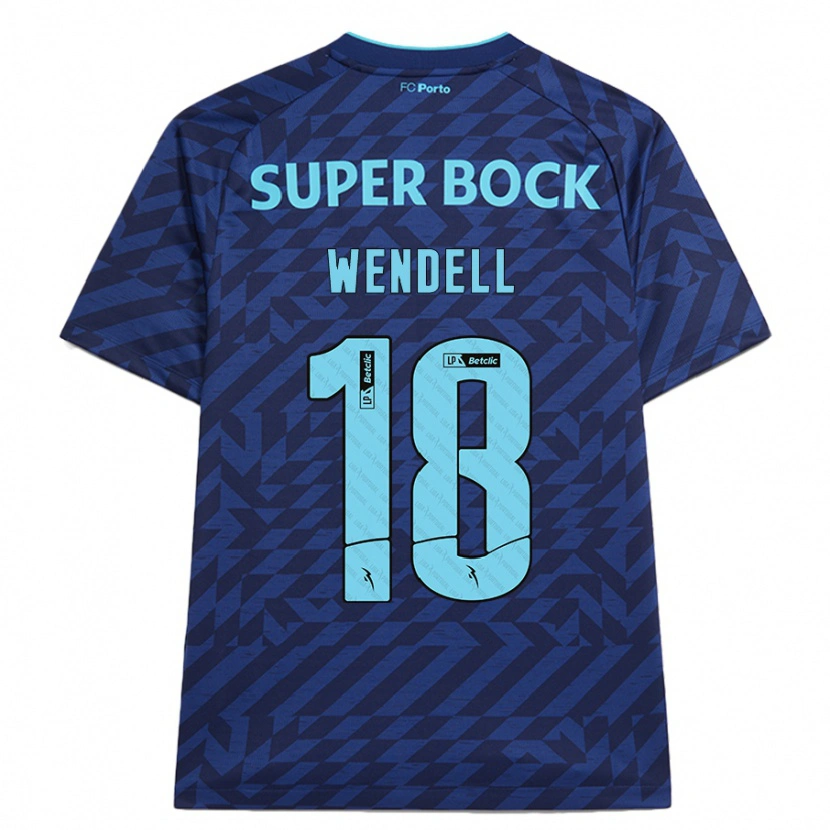 Danxen Heren Wendell #18 Marineblauw Thuisshirt Derde Tenue 2024/25 T-Shirt