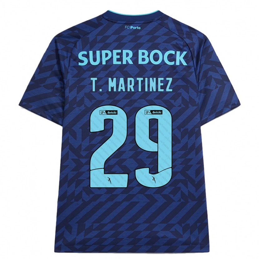 Danxen Heren Toni Martínez #29 Marineblauw Thuisshirt Derde Tenue 2024/25 T-Shirt
