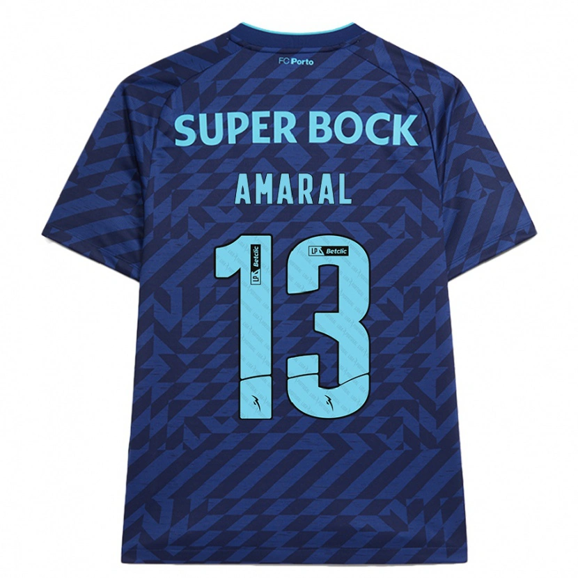 Danxen Heren Fábio Amaral #13 Marineblauw Thuisshirt Derde Tenue 2024/25 T-Shirt