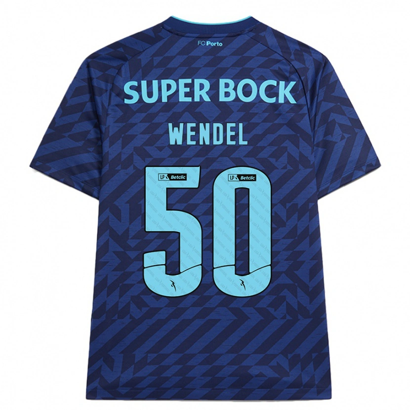 Danxen Heren Wendel #50 Marineblauw Thuisshirt Derde Tenue 2024/25 T-Shirt