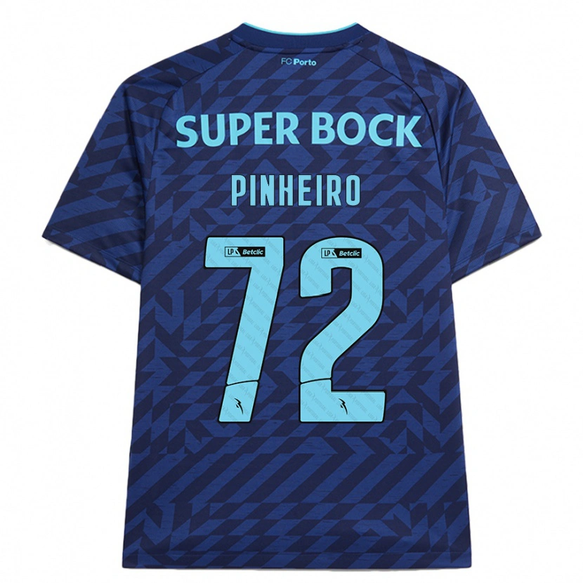 Danxen Heren Rodrigo Pinheiro #72 Marineblauw Thuisshirt Derde Tenue 2024/25 T-Shirt