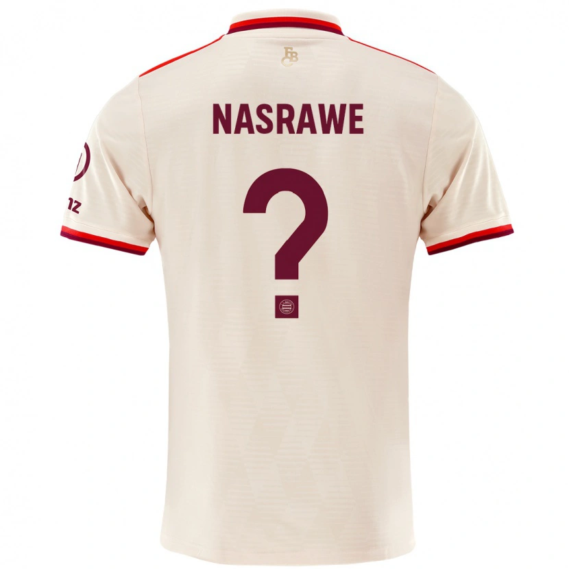 Danxen Heren Jussef Nasrawe #0 Linen Thuisshirt Derde Tenue 2024/25 T-Shirt