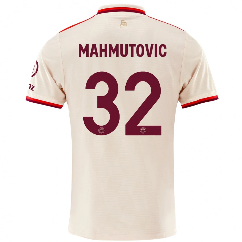 Danxen Heren Ena Mahmutovic #32 Linen Thuisshirt Derde Tenue 2024/25 T-Shirt