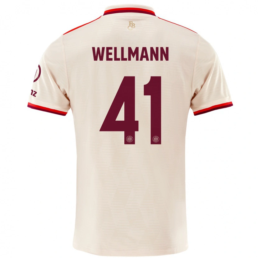Danxen Heren Anna Wellmann #41 Linen Thuisshirt Derde Tenue 2024/25 T-Shirt