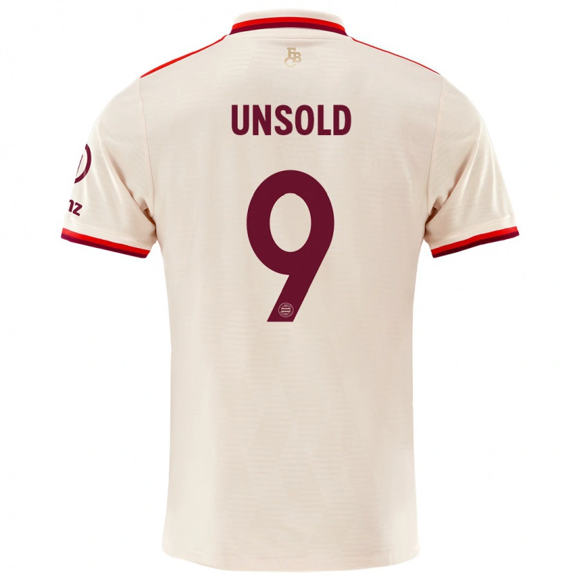 Danxen Heren Samuel Unsold #9 Linen Thuisshirt Derde Tenue 2024/25 T-Shirt
