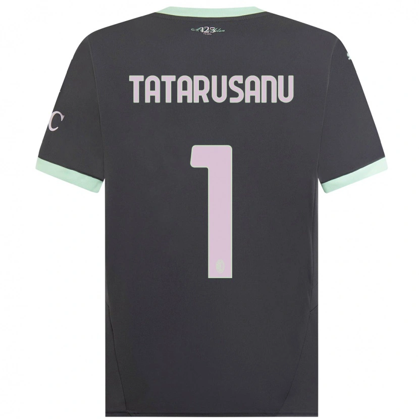 Danxen Heren Ciprian Tatarusanu #1 Grijs Thuisshirt Derde Tenue 2024/25 T-Shirt