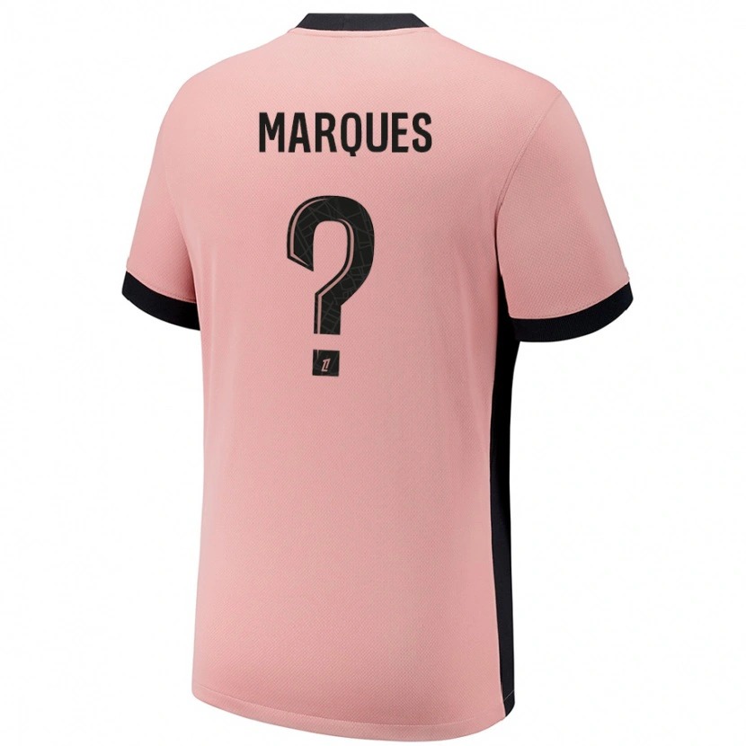 Danxen Heren Daniel Marques #0 Roestroze Thuisshirt Derde Tenue 2024/25 T-Shirt