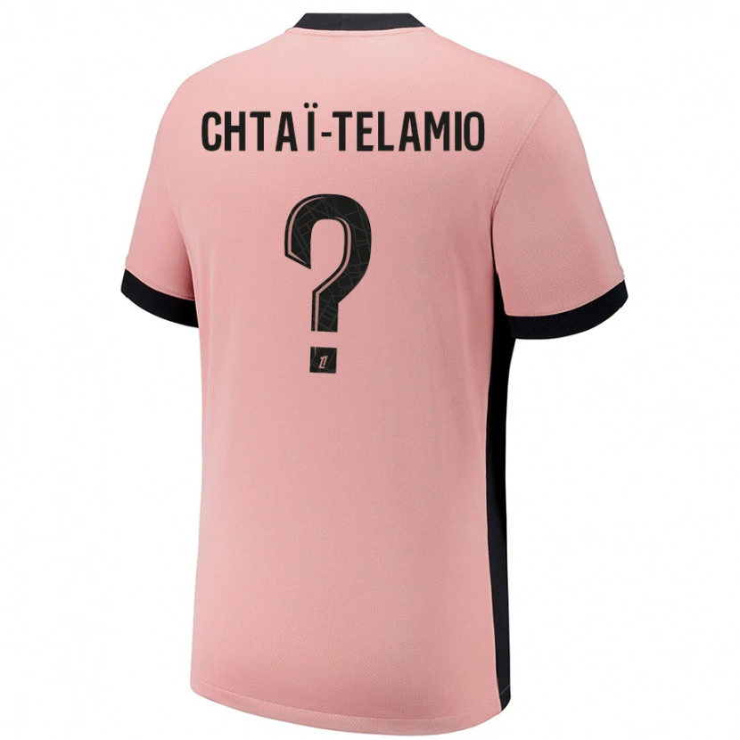 Danxen Heren Zayon Chtaï-Telamio #0 Roestroze Thuisshirt Derde Tenue 2024/25 T-Shirt