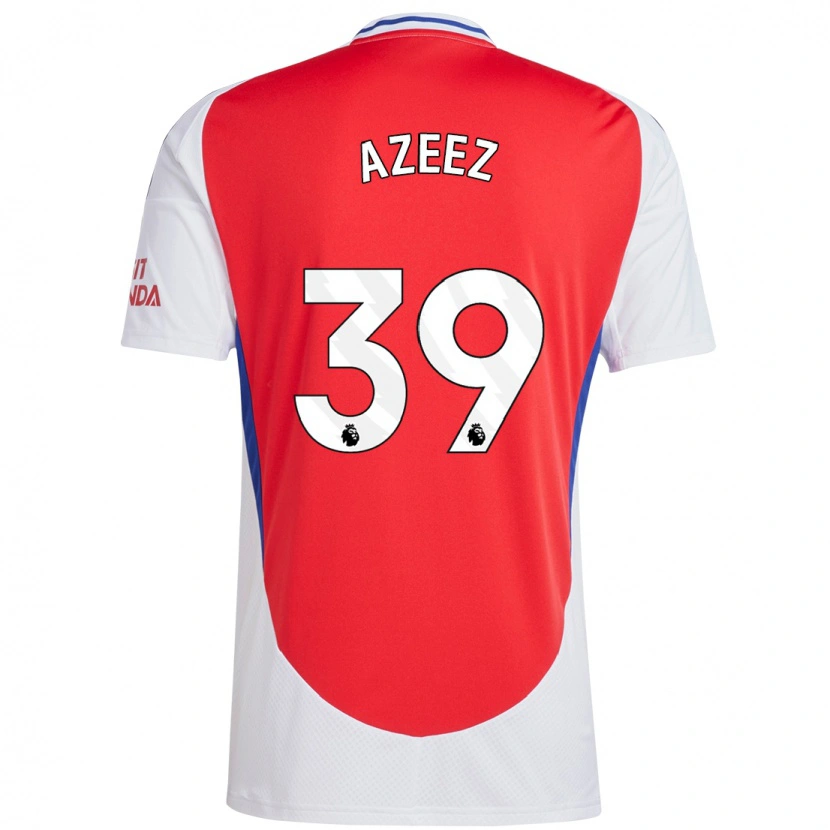 Danxen Dames Miguel Azeez #39 Rood Wit Thuisshirt Thuistenue 2024/25 T-Shirt