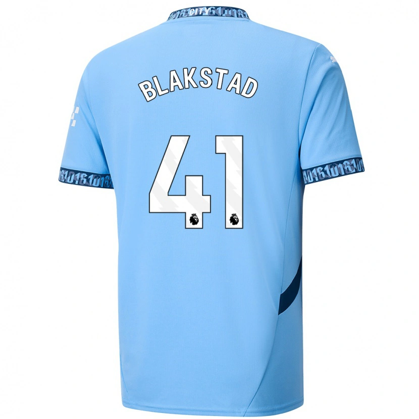 Danxen Dames Julie Blakstad #41 Marineblauw Thuisshirt Thuistenue 2024/25 T-Shirt