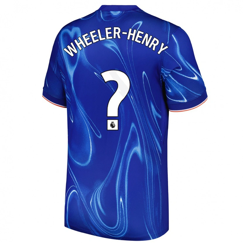 Danxen Dames Joseph Wheeler-Henry #0 Blauw Wit Thuisshirt Thuistenue 2024/25 T-Shirt