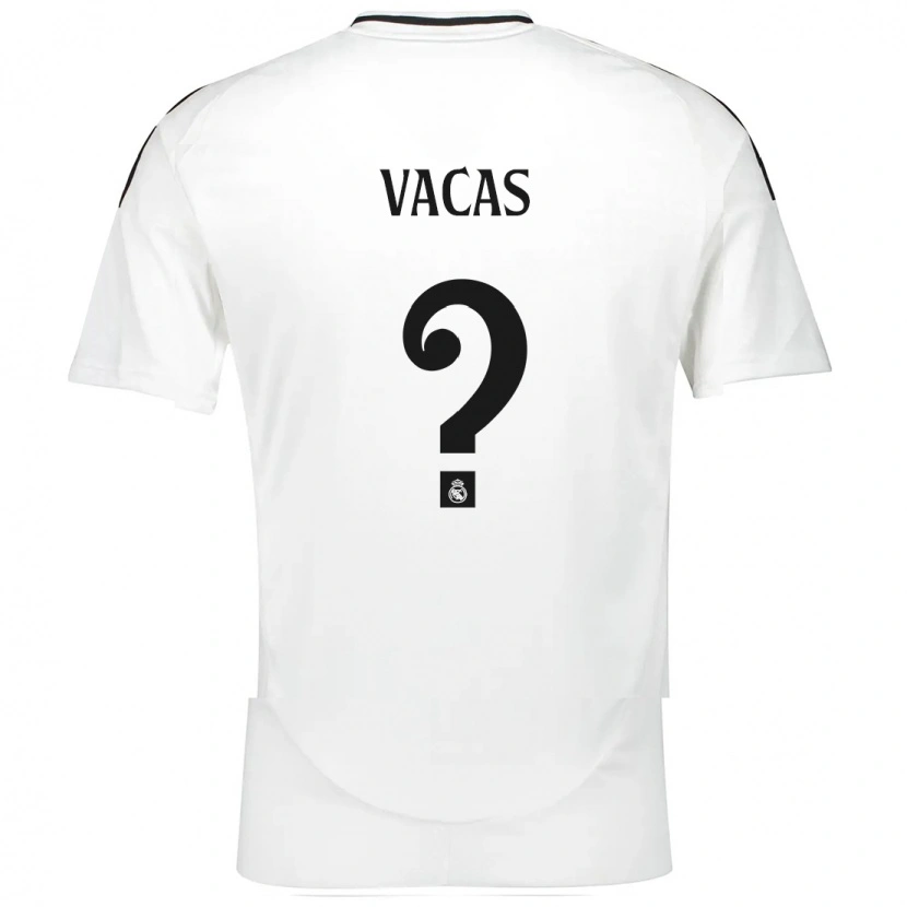 Danxen Dames Juan Vacas #0 Wit Thuisshirt Thuistenue 2024/25 T-Shirt