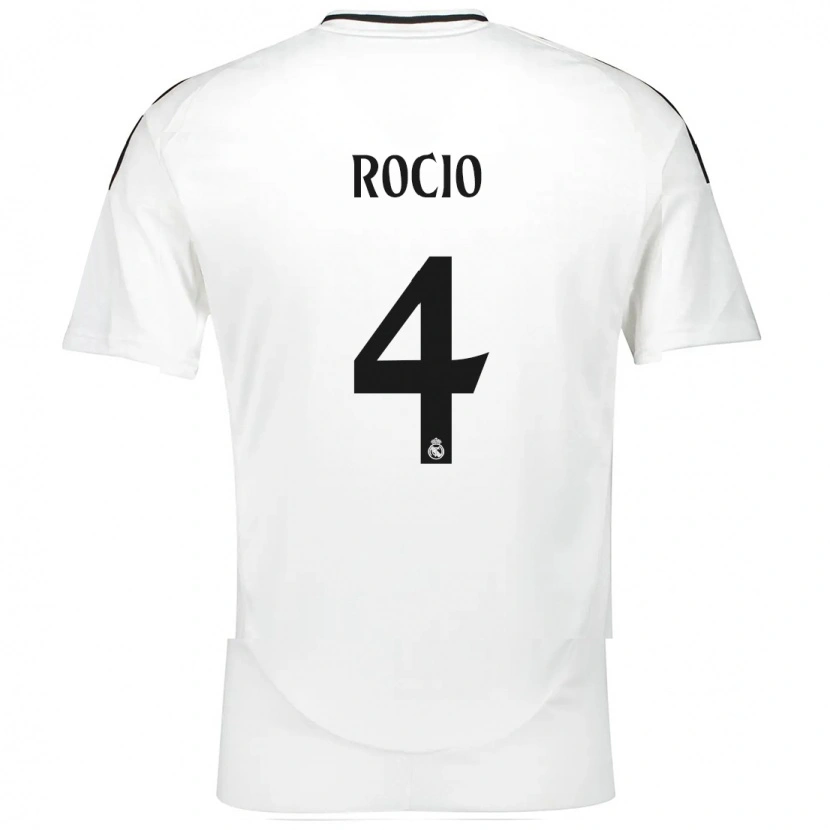 Danxen Dames Rocío Gálvez #4 Wit Thuisshirt Thuistenue 2024/25 T-Shirt