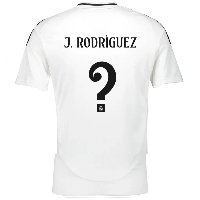 Danxen Dames Juan Rodríguez #0 Wit Thuisshirt Thuistenue 2024/25 T-Shirt