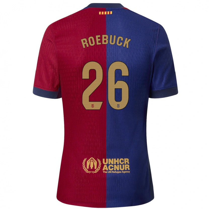 Danxen Dames Ellie Roebuck #26 Blauw Rood Thuisshirt Thuistenue 2024/25 T-Shirt