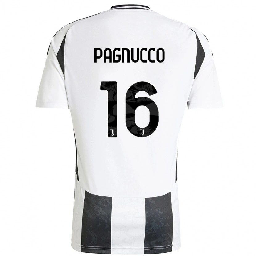 Danxen Dames Filippo Pagnucco #16 Wit Zwart Thuisshirt Thuistenue 2024/25 T-Shirt