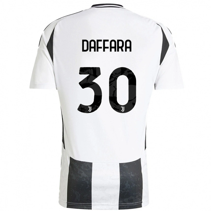 Danxen Dames Giovanni Daffara #30 Wit Zwart Thuisshirt Thuistenue 2024/25 T-Shirt