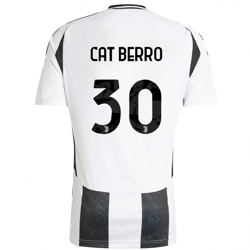 Danxen Dames Simone Cat Berro #30 Wit Zwart Thuisshirt Thuistenue 2024/25 T-Shirt