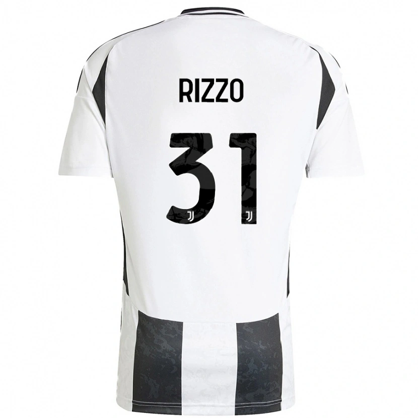 Danxen Dames Niccolò Rizzo #31 Wit Zwart Thuisshirt Thuistenue 2024/25 T-Shirt