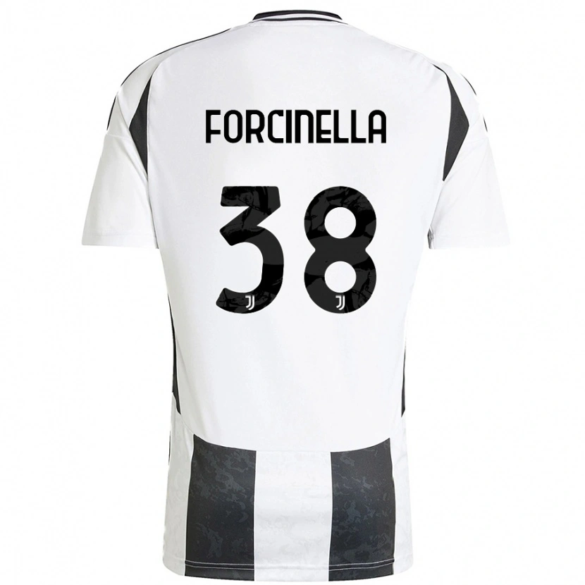 Danxen Dames Camilla Forcinella #38 Wit Zwart Thuisshirt Thuistenue 2024/25 T-Shirt