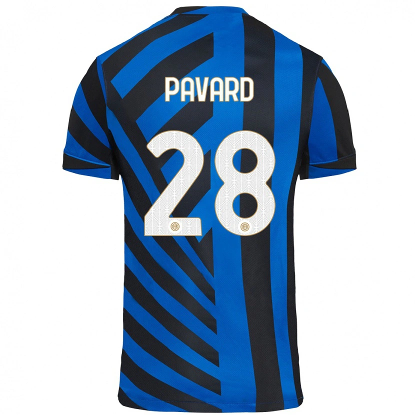 Danxen Dames Benjamin Pavard #28 Blauw Zwart Thuisshirt Thuistenue 2024/25 T-Shirt
