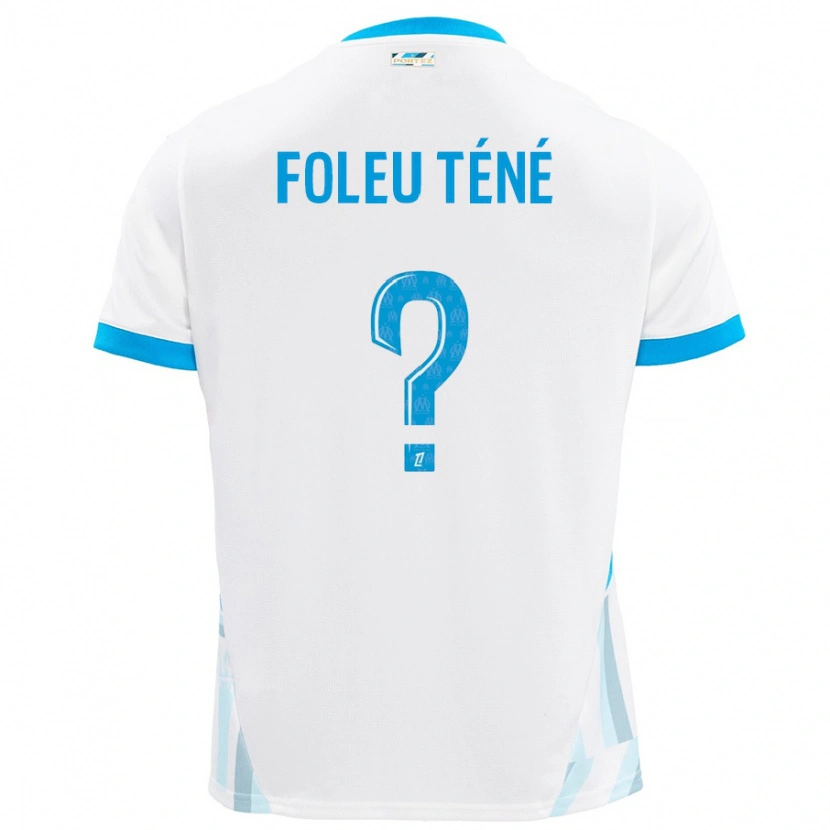 Danxen Dames Krys Foleu Téné #0 Wit Hemelsblauw Thuisshirt Thuistenue 2024/25 T-Shirt