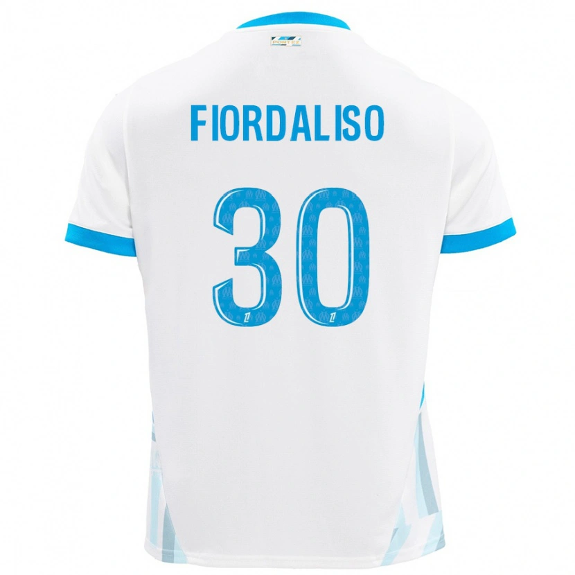 Danxen Dames Thelma Fiordaliso #30 Wit Hemelsblauw Thuisshirt Thuistenue 2024/25 T-Shirt