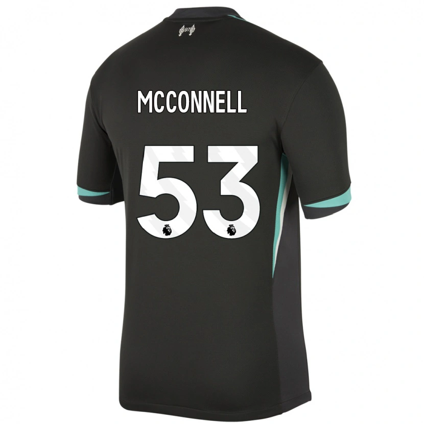 Danxen Dames James Mcconnell #53 Zwart Antraciet Wit Uitshirt Uittenue 2024/25 T-Shirt