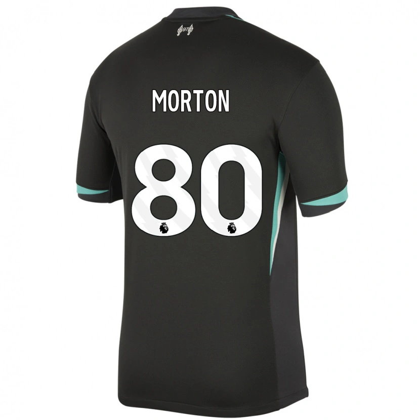 Danxen Dames Tyler Morton #80 Zwart Antraciet Wit Uitshirt Uittenue 2024/25 T-Shirt