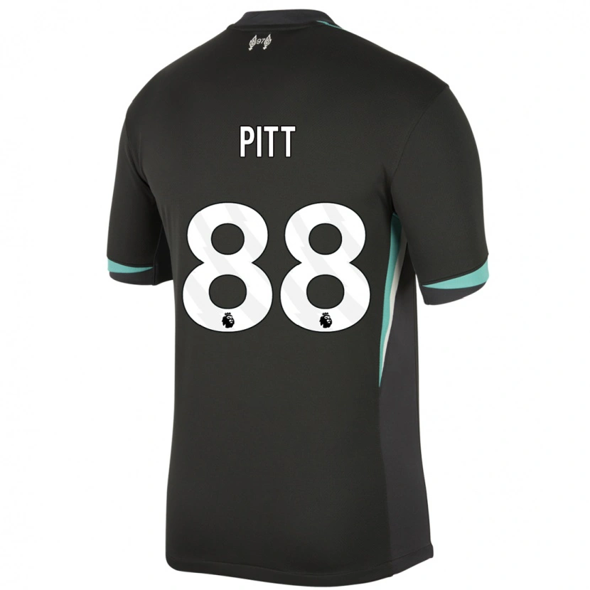 Danxen Dames Lucas Pitt #88 Zwart Antraciet Wit Uitshirt Uittenue 2024/25 T-Shirt