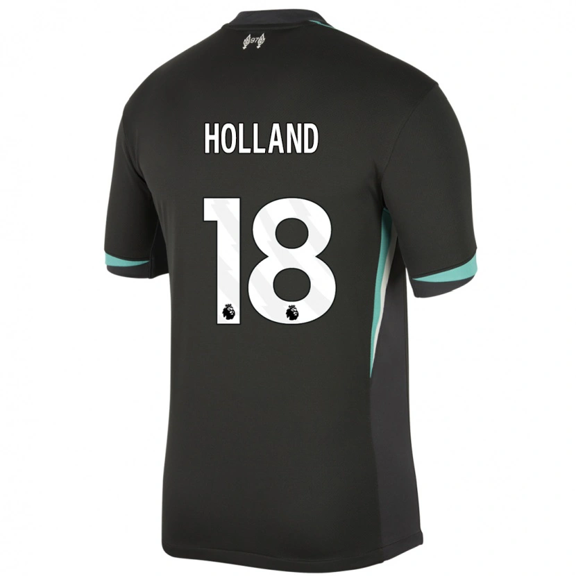 Danxen Dames Ceri Holland #18 Zwart Antraciet Wit Uitshirt Uittenue 2024/25 T-Shirt