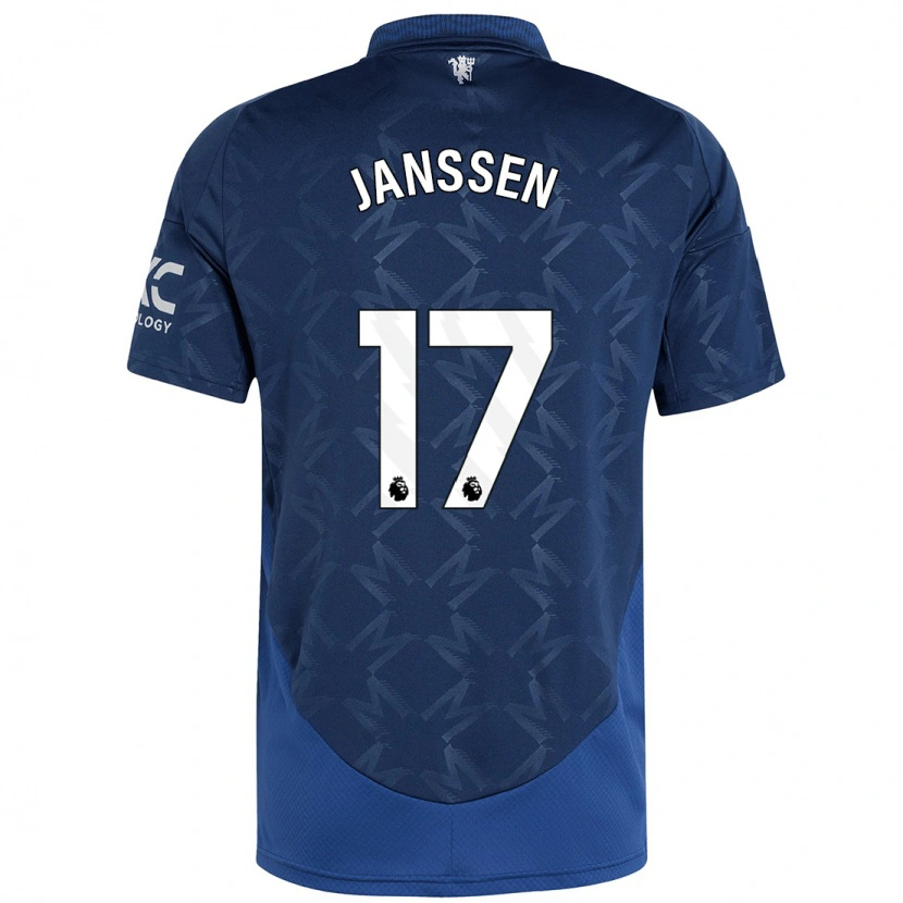 Danxen Dames Dominique Janssen #17 Indigo Uitshirt Uittenue 2024/25 T-Shirt