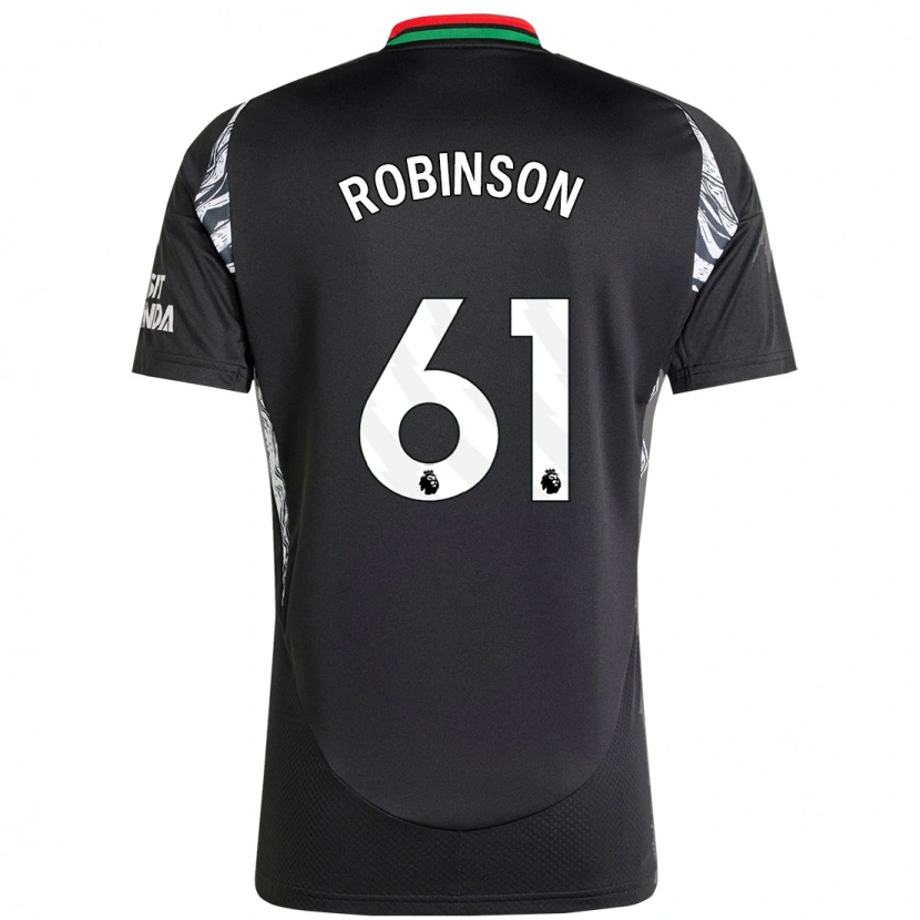 Danxen Dames Josh Robinson #61 Zwart Uitshirt Uittenue 2024/25 T-Shirt