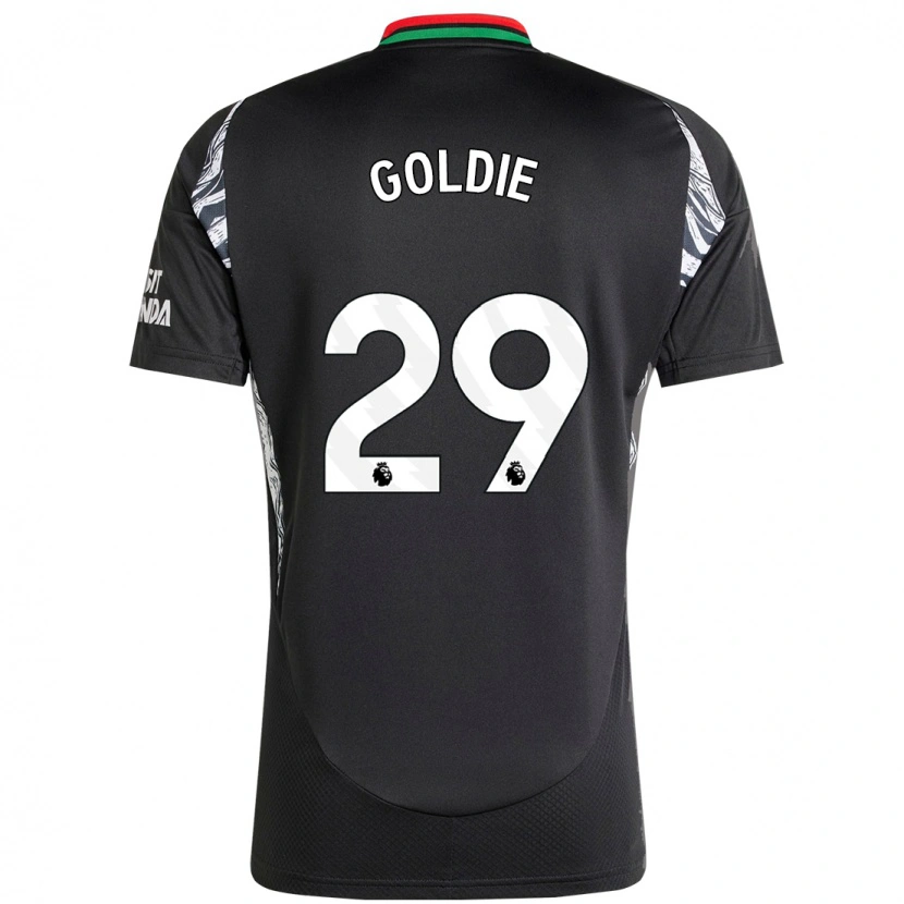 Danxen Dames Teyah Goldie #29 Zwart Uitshirt Uittenue 2024/25 T-Shirt