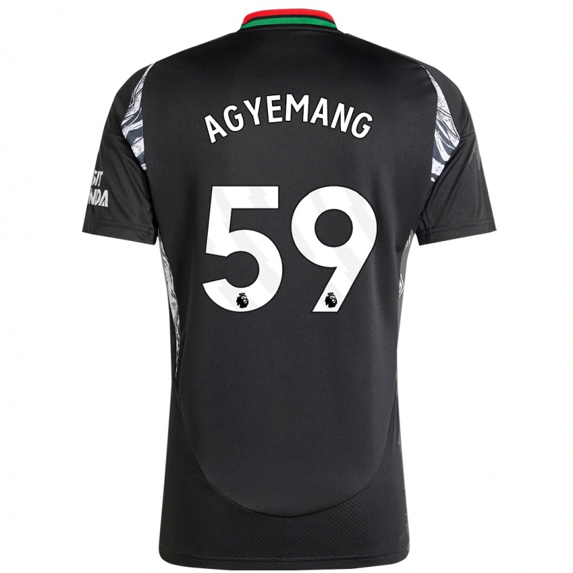 Danxen Dames Michelle Agyemang #59 Zwart Uitshirt Uittenue 2024/25 T-Shirt