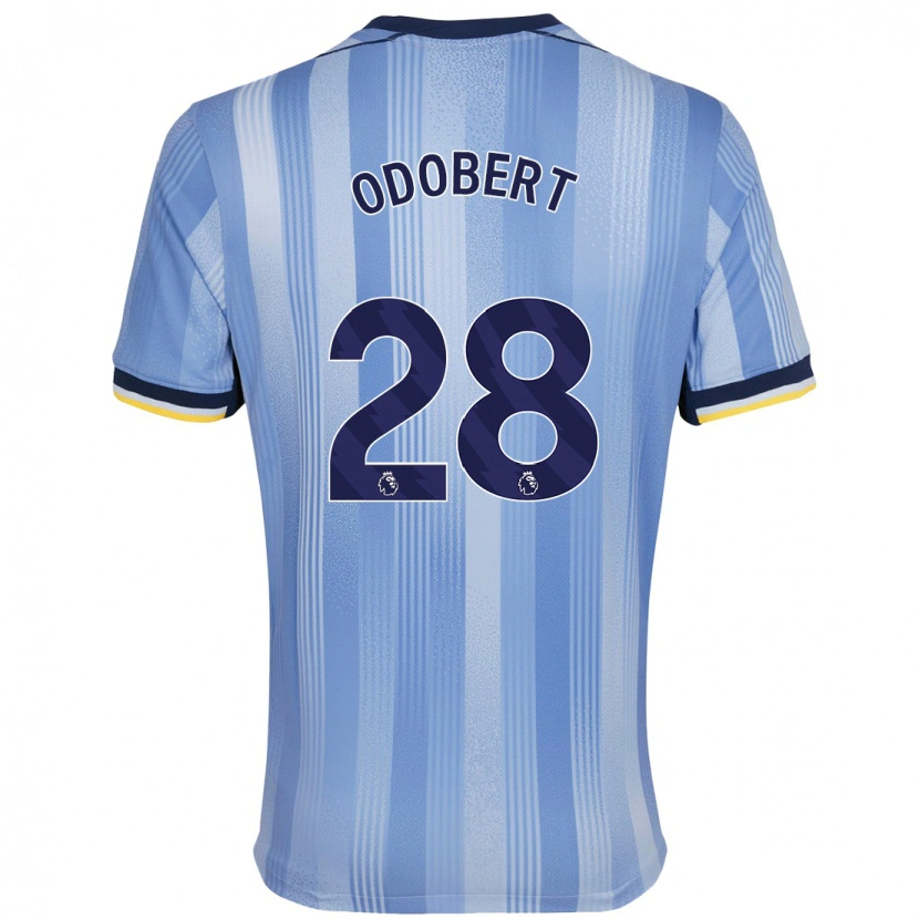 Danxen Dames Wilson Odobert #28 Lichtblauw Uitshirt Uittenue 2024/25 T-Shirt