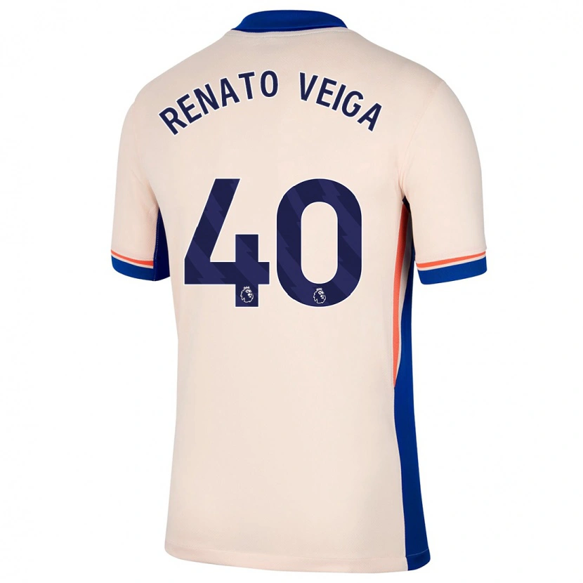 Danxen Dames Renato Veiga #40 Lichtbeige Uitshirt Uittenue 2024/25 T-Shirt