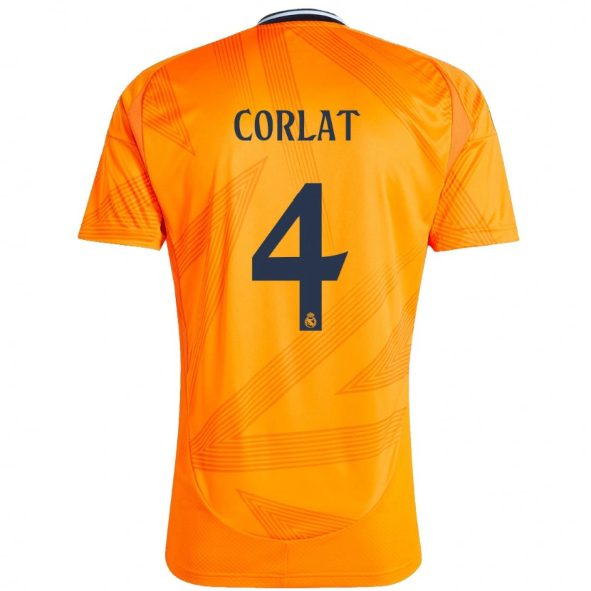 Danxen Dames Edu Corlat #4 Oranje Uitshirt Uittenue 2024/25 T-Shirt