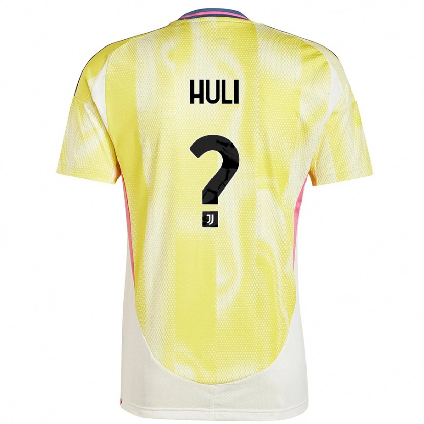 Danxen Dames Raffaele Huli #0 Zonnig Geel Uitshirt Uittenue 2024/25 T-Shirt