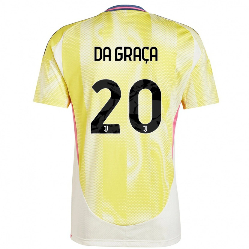Danxen Dames Cosimo Da Graça #20 Zonnig Geel Uitshirt Uittenue 2024/25 T-Shirt