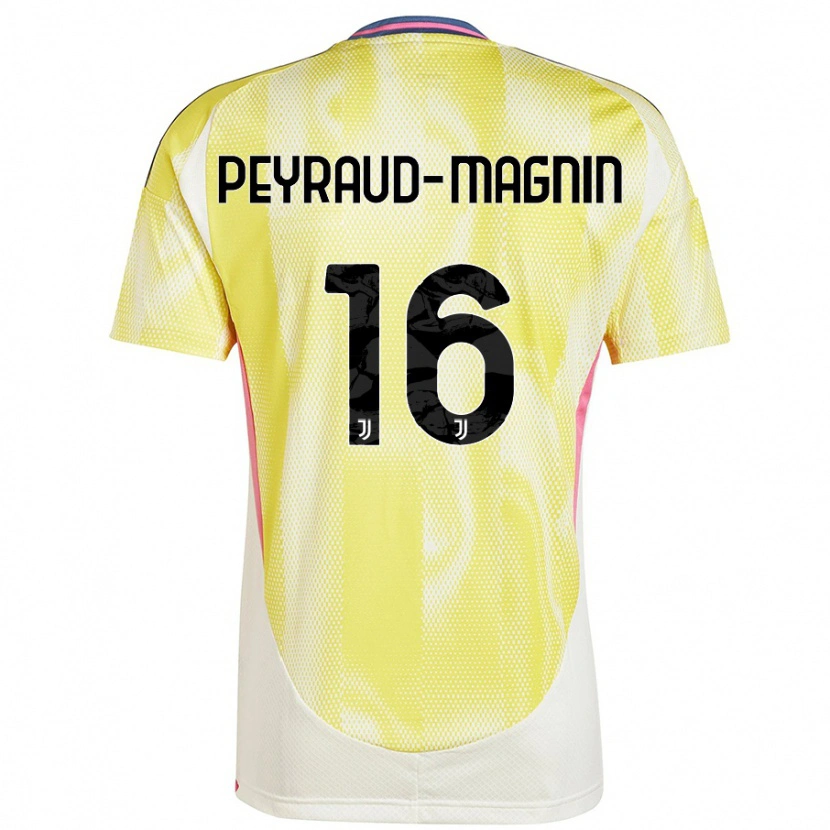 Danxen Dames Pauline Peyraud-Magnin #16 Zonnig Geel Uitshirt Uittenue 2024/25 T-Shirt