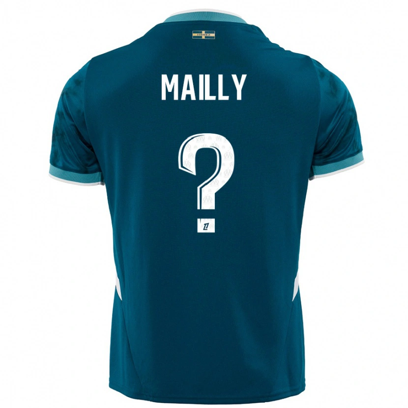 Danxen Dames Evan Mailly #0 Turkoois Blauw Uitshirt Uittenue 2024/25 T-Shirt