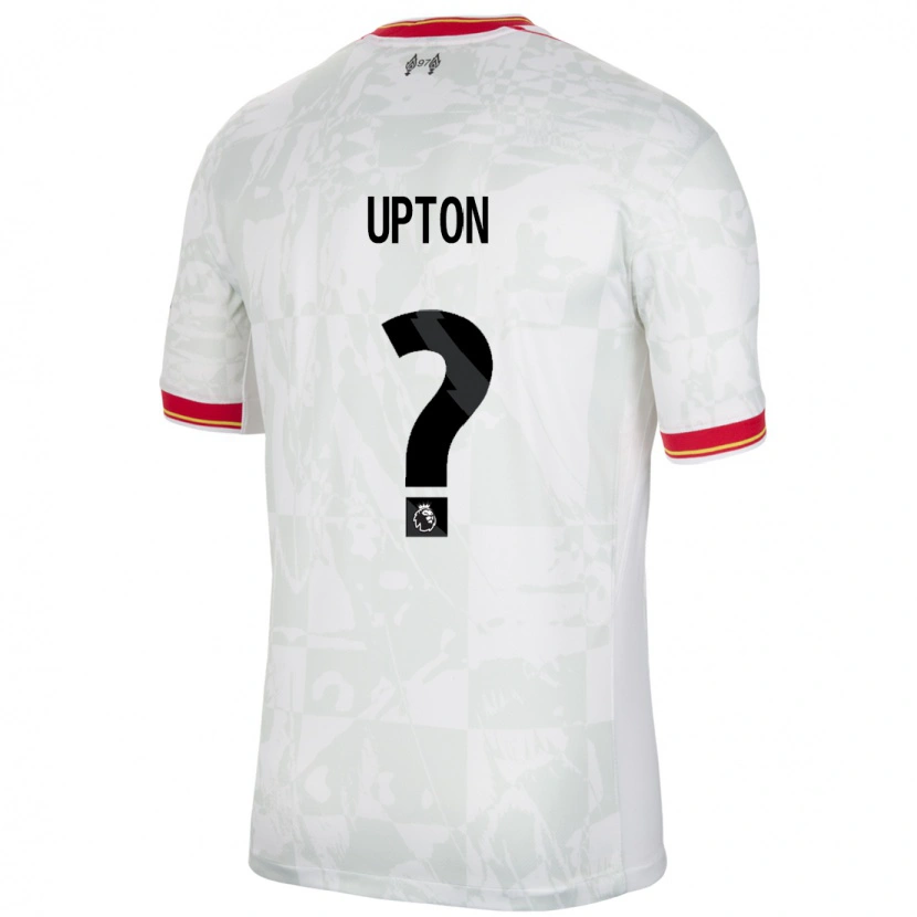 Danxen Dames Joe Upton #0 Wit Rood Zwart Thuisshirt Derde Tenue 2024/25 T-Shirt